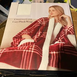 Brand new never opened cozy plush wrap